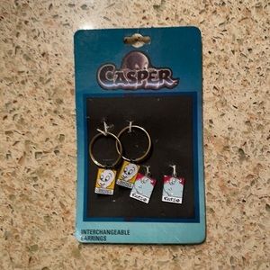 New Vintage Casper and Fatso hoop earrings